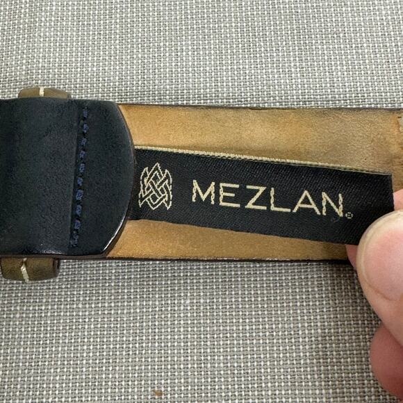 Mezlan perforated leather belt - Picture 8 of 13